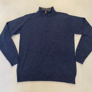 OSCAR DE LA RENTA Vintage 1/4 Zip Men’s Sweater, L